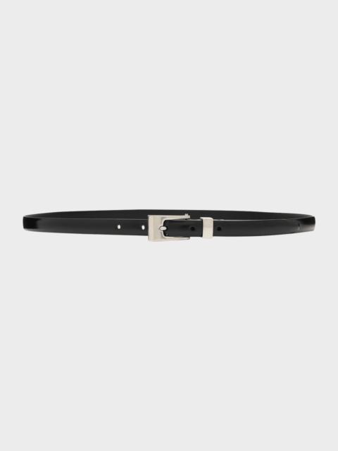 The Row Downtown Slim Leather Belt