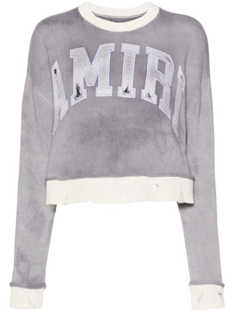 AMIRI Vintage Cashmere Cropped Jumper