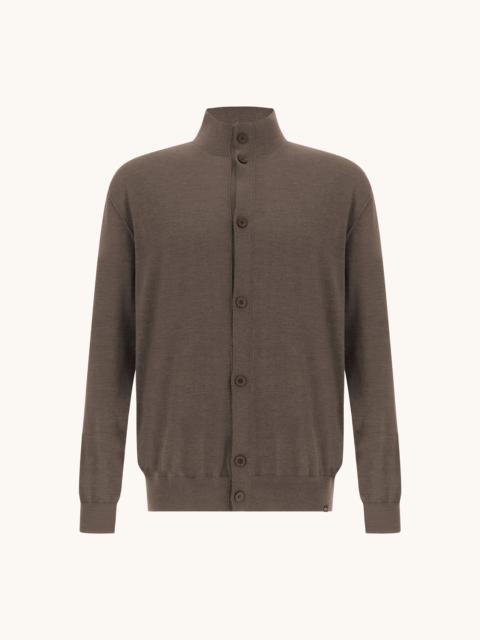 Paul & Shark CARDIGAN IN 140'S SUPERFINE MERINO WOOL