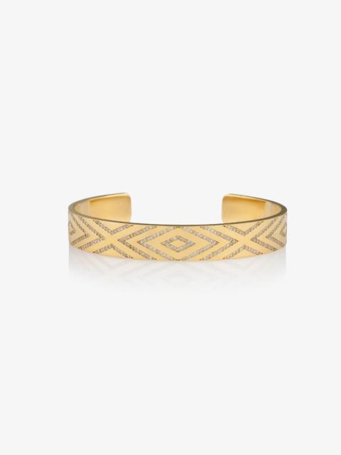 SPRWMN FRIENDSHIP DIAMOND LOZENGE CUFF 10MM