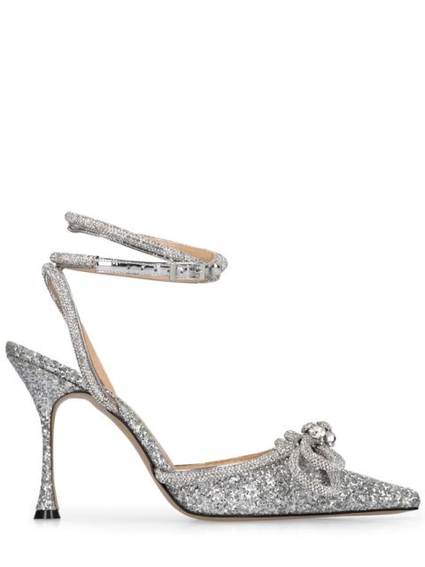 100mm Glittered pumps