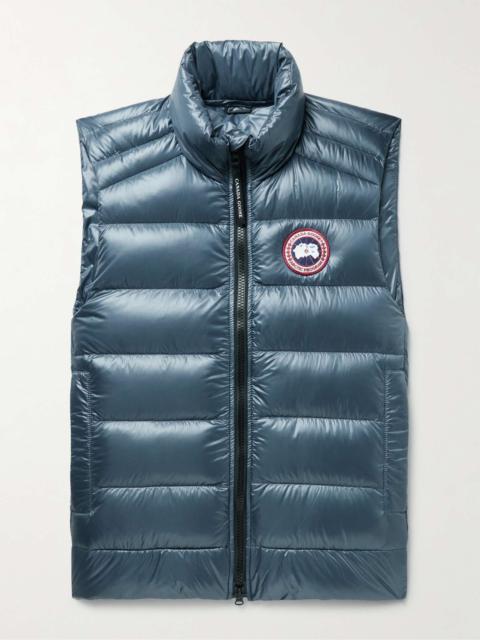 Canada Goose Crofton Slim-Fit Quilted Recycled Nylon-Ripstop Down Gilet