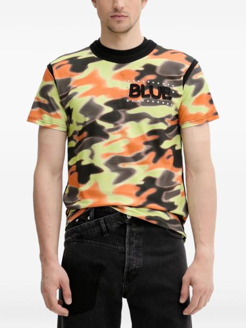 BLUEMARBLE camouflage-print embellished T-shirt