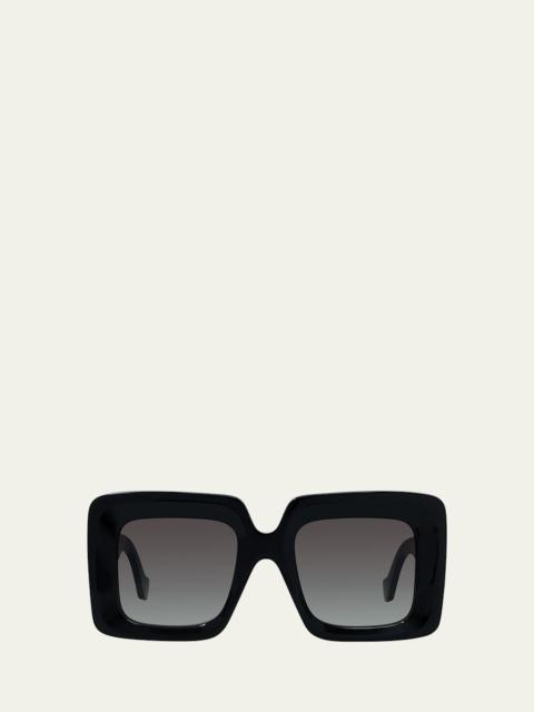 Loewe Anagram Oversized Square Acetate Sunglasses