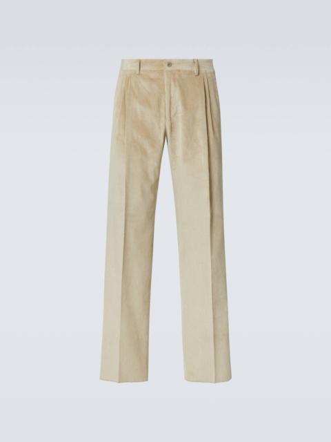 Canali Cotton corduroy straight pants