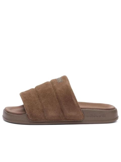 adidas (WMNS) adidas Originals Adilette Essential 'Brown' IE9649