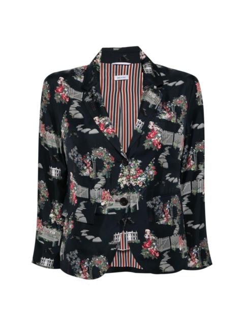 Thom Browne graphic-print blazer