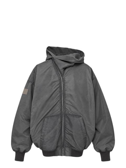 Rick Owens Mountain Hun Washed Bomber Hoodie