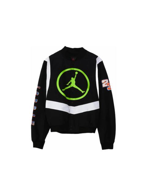 Jordan Jordan Sport DNA Knit Bomber Jacket Black/Lime/White