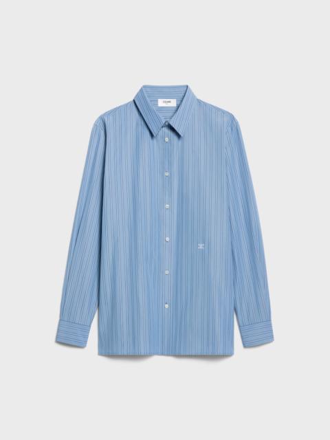 CELINE CLASSIC SHIRT IN STRIPED COTTON POPLIN
