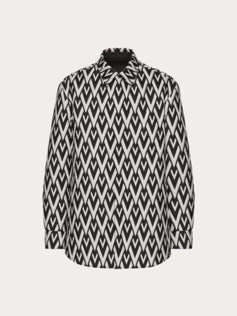 Valentino VRHOMBUS PRINT NYLON OVERSHIRT
