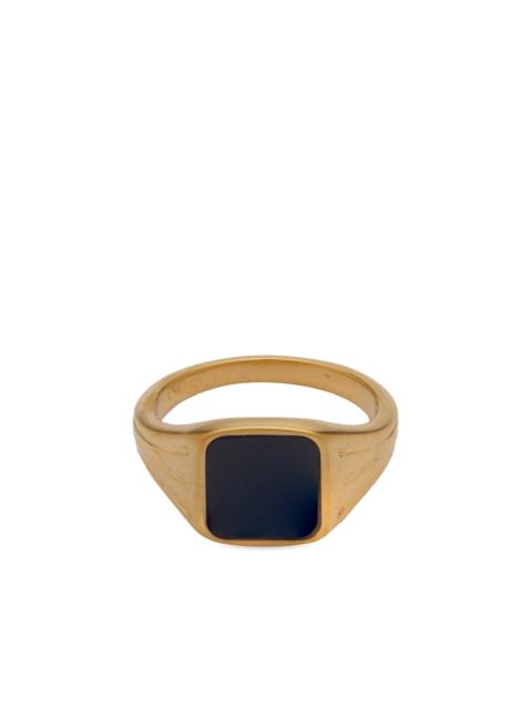 MISSOMA Missoma x Lucy Williams Black Spinel Gemstone Signet Ring