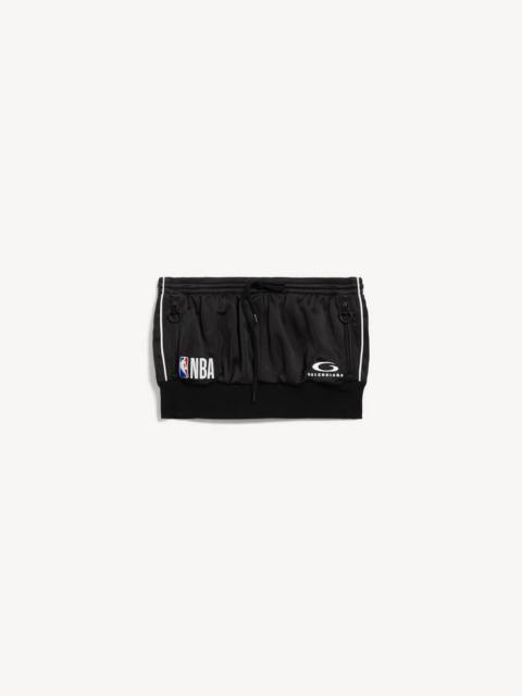 BALENCIAGA Women's Balenciaga | Nba Collaboration Mini Ruffle Skirt in Black