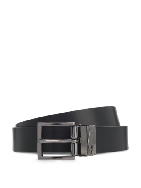 HUGO REVERSIBLE BELT IN ITALIAN LEATHER