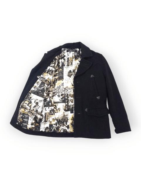 Other Designers JACKROSE Single-Breasted Peacoat Wool Jacket