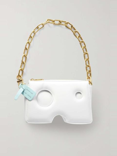 OFF-WHITE Burrow 20 cutout leather tote