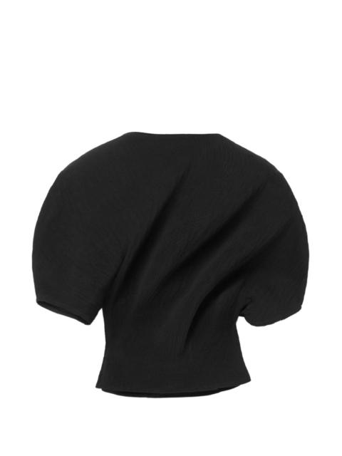 Séfr Naomi draped crinkled blouse