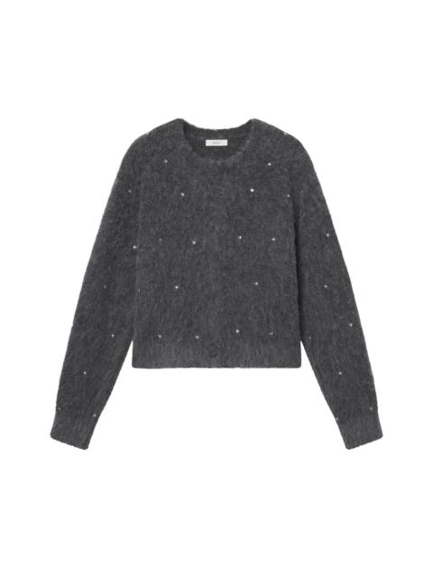 A.L.C. Lainie Embellished Brushed Alpaca Cardigan