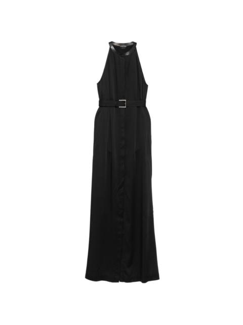 TOM FORD halter-neck belted maxi dress