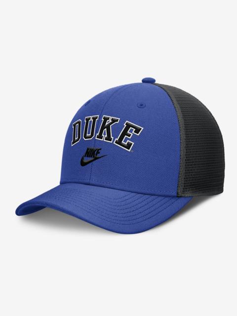 Nike Duke Legacy Arch Rise Men's Nike Dri-FIT College Trucker Adjustable Hat