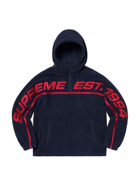 Supreme FW19 Week 15 Polartec Half Zip Hooded Sweatshirt SUP-FW19-10768