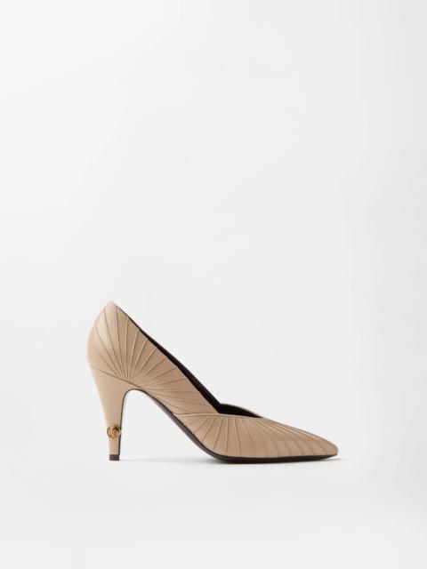 VERSACE Gianni Leather Pumps 90 mm