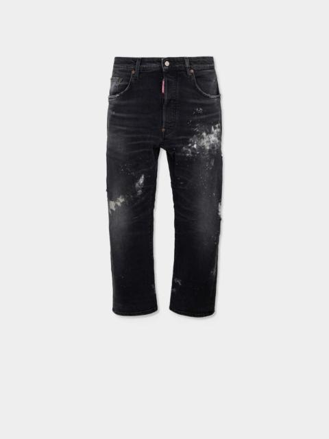 DSQUARED2 MOLDY PEACHES BLACK KAWAII JEANS