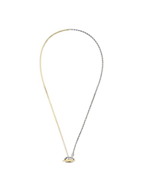 Bottega Veneta Gold & Silver Chain Necklace