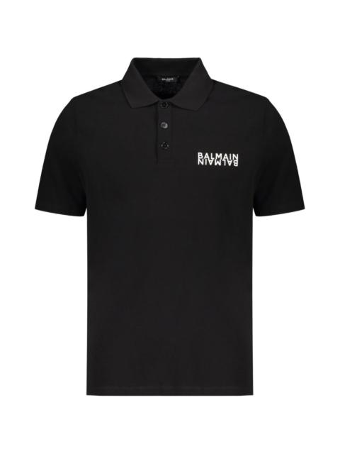Balmain short-sleeve polo shirt