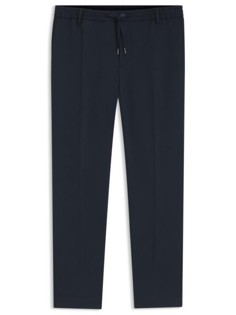 BOSS MODERN-FIT PANTS IN STRETCH TWILL