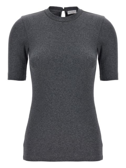 Brunello Cucinelli Monile ribbed T-shirt