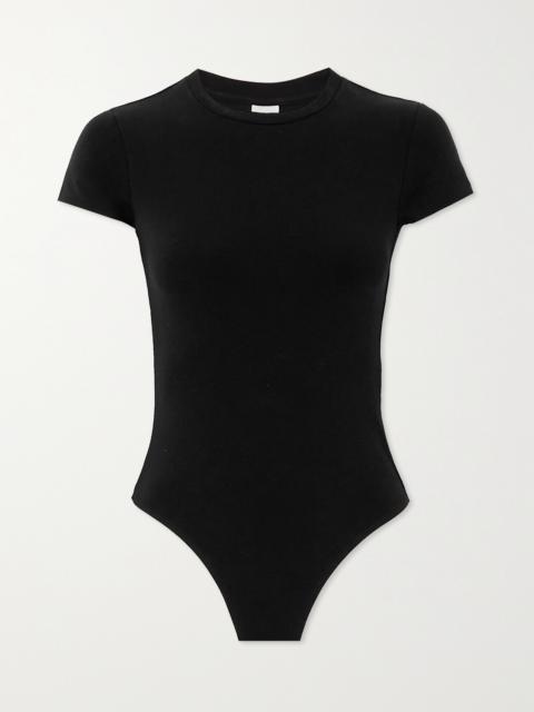 RE/DONE Stretch-cotton Jersey Bodysuit