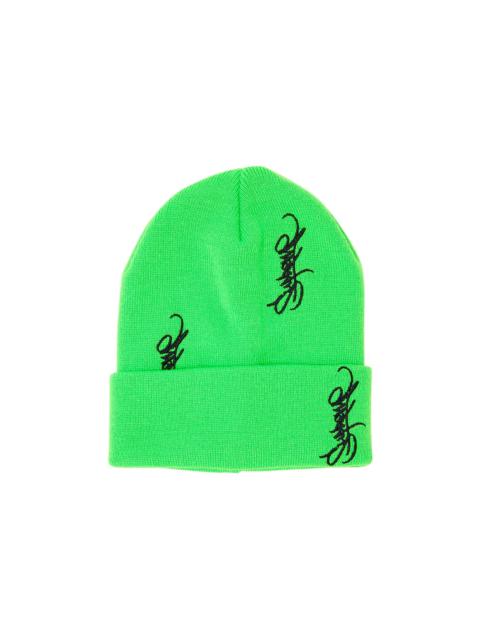 Supreme Tag Beanie 'Lime'