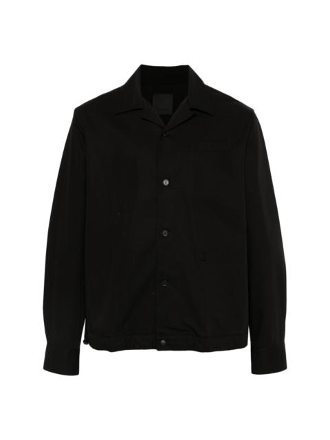 4G-motif poplin jacket