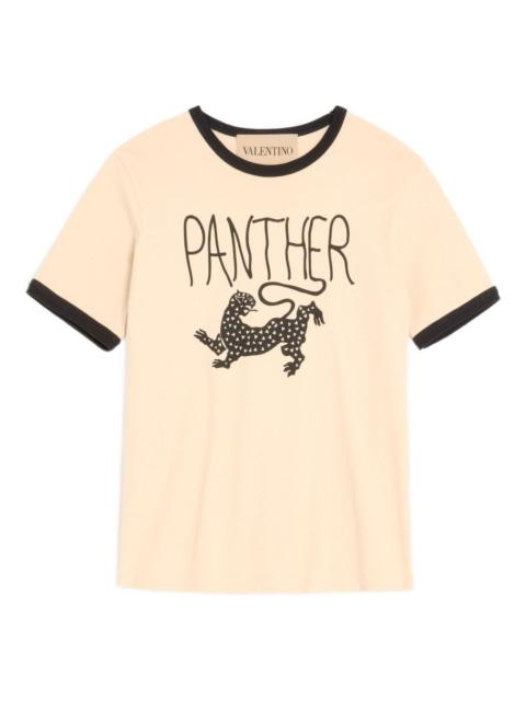 Valentino panther-print T-shirt