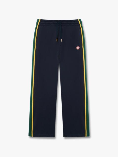 CASABLANCA Navy & Green Panelled Sweatpants | Casablanca Paris