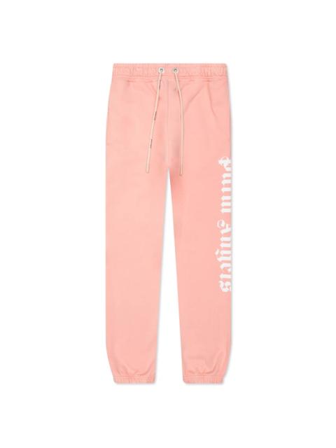 Palm Angels Side Logo Sweatpants Fluorescent Salmon