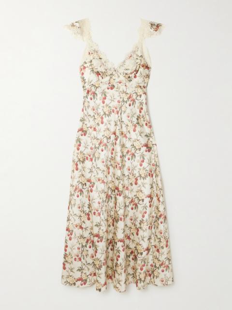 CYNTHIA ROWLEY Lure Lace Dress - 23F1DR25SK-IVORY | REVERSIBLE