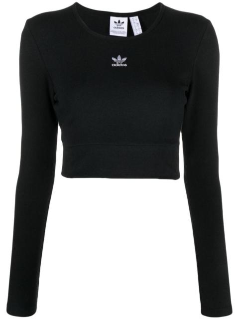 adidas Essential ribbed crop top