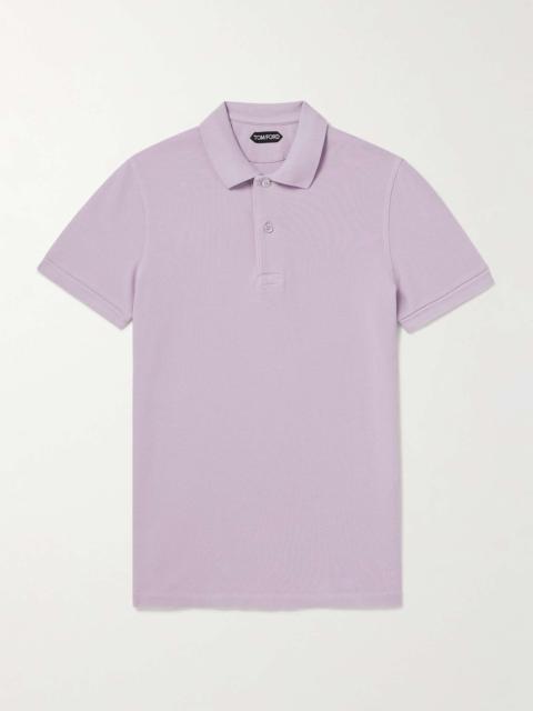 TOM FORD Cotton-Piqué Polo Shirt