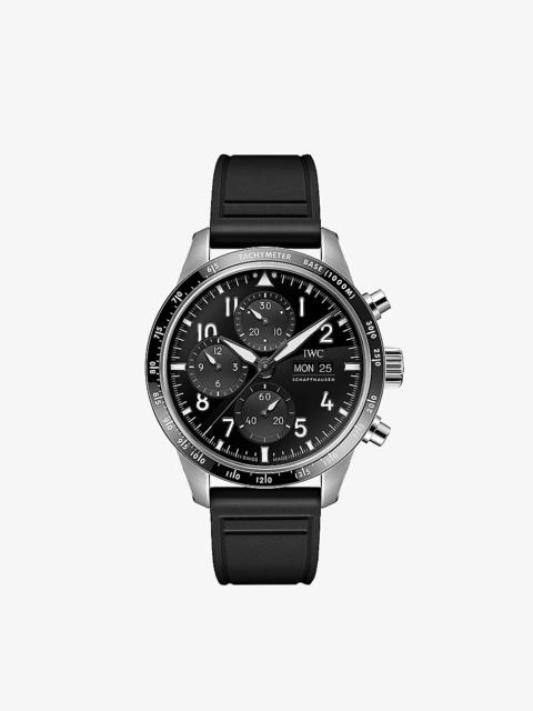 IW388305 Pilot's Performance Chronograph titanium and rubber automatic watch