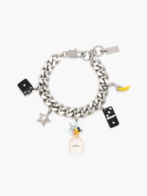 Marc Jacobs Silver 'Cats Out of the Bag' Charm Bracelet