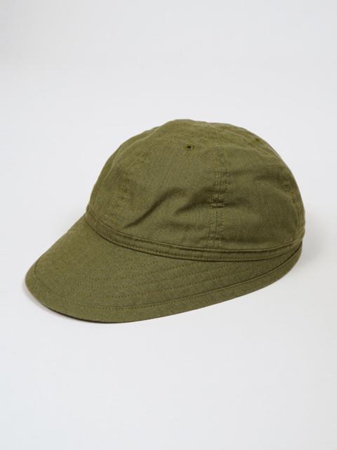 Nigel Cabourn 40's US Army Cap Fade Cloth in Green