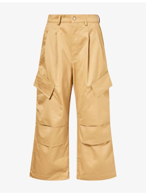 NAHMIAS Oversized Wide-Leg Cotton Cargos