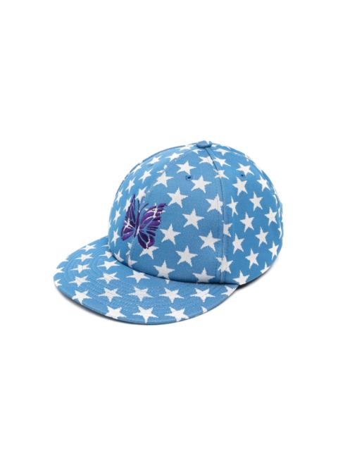 star-print hat