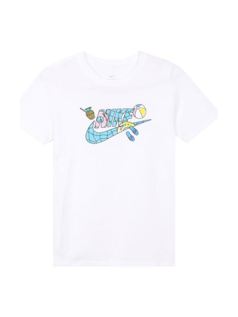 Nike (WMNS) Nike Sportswear Short Sleeve 'Pool White' CI1130-100