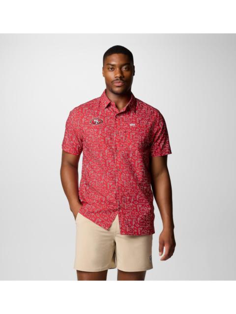 Columbia Men's PFG Super Slack Tide Short Sleeve Shirt - San Francisco 49ers