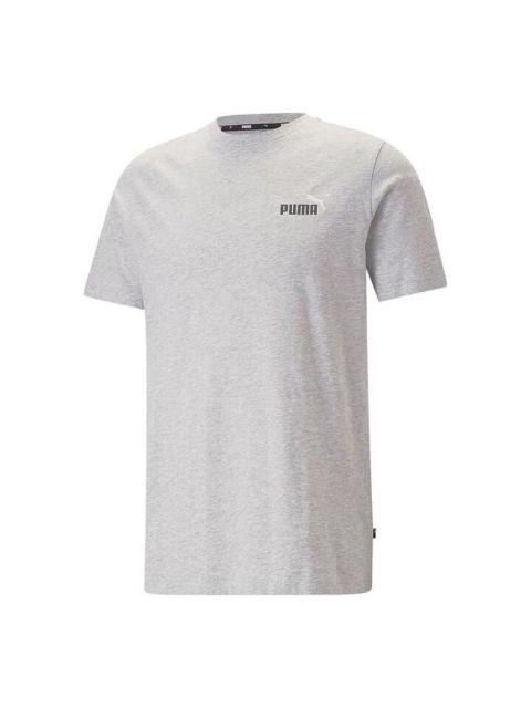 PUMA Essential Col Small Logo T-shirt 'Grey' 682144-04