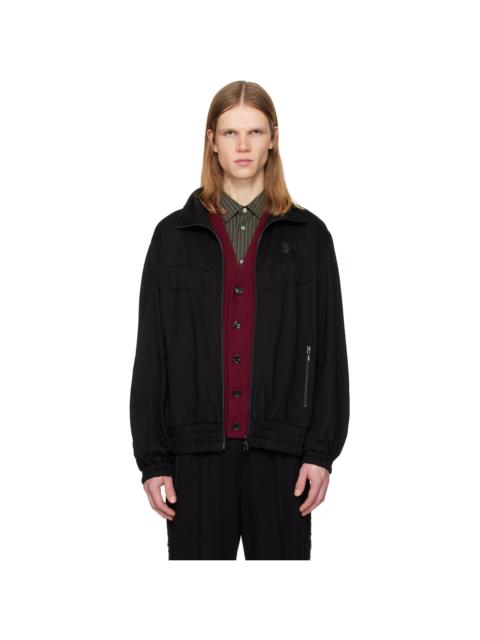 NEEDLES Black Fringe Track Jacket