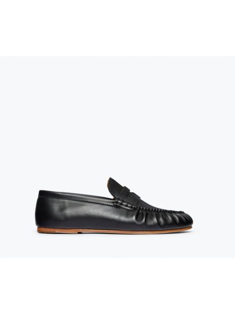 FRĒDA SALVADOR SYDNEY RUCHED PENNY LOAFER